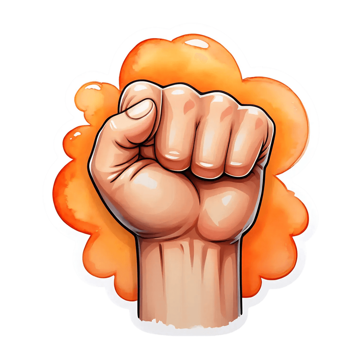 Empowerment Fist - Sticker - Heat Press Transfer
