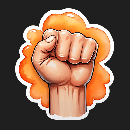 Empowerment Fist - Sticker - Heat Press Transfer
