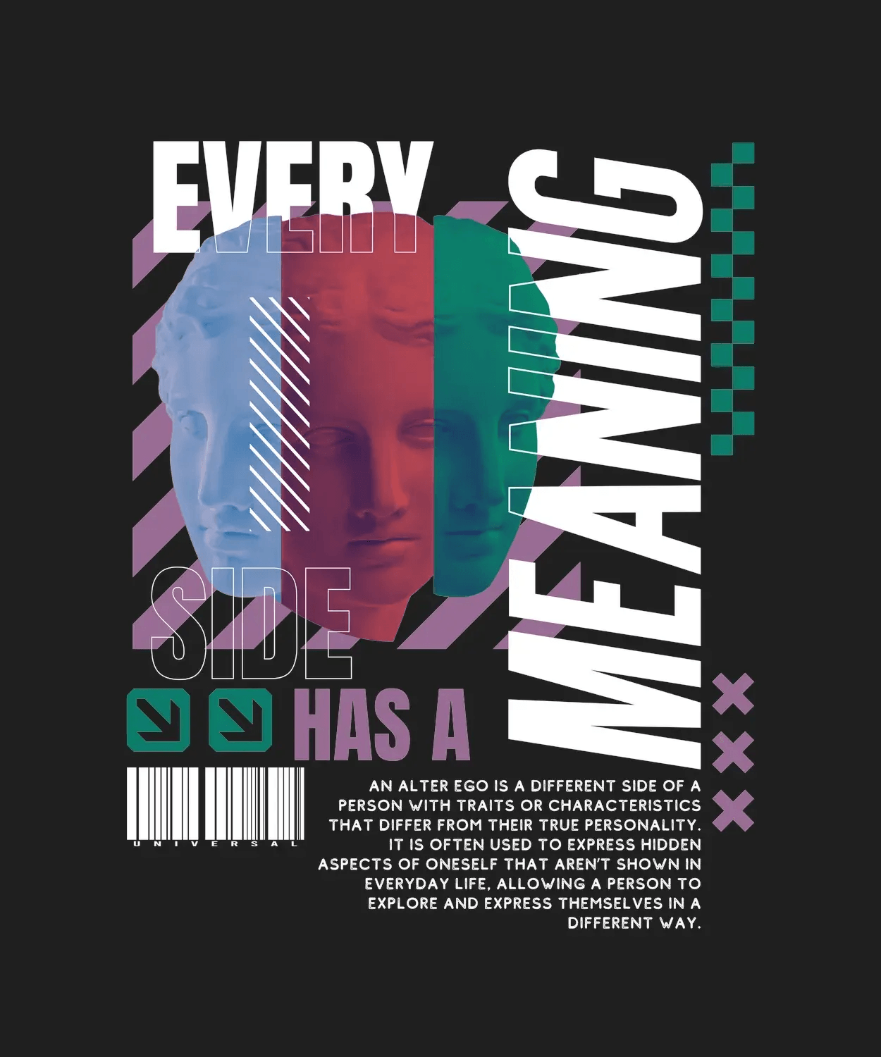 Every Side Meaning - DTF Ready to Press (black_bg)