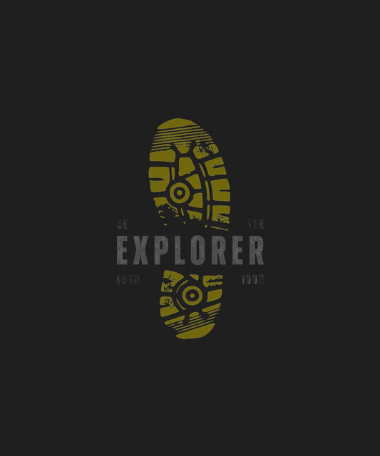 Explorer Boot Print - DTF Ready to Press - Heat Press Transfer