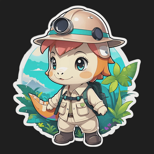 Explorer Kid Adventure - Sticker - Heat Press Transfer