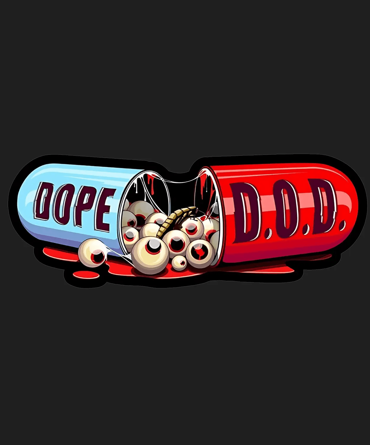 Eye-Catching Capsule - DTF Ready to Press - Heat Press Transfer