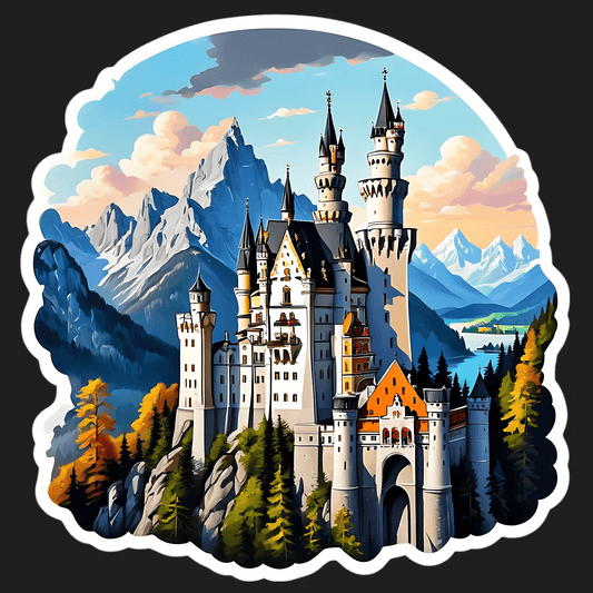 Fairy Tale Castle - Sticker - Heat Press Transfer