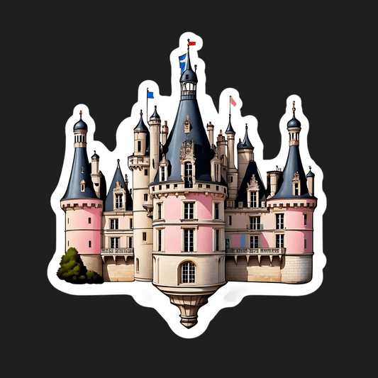 Fairytale Castle Sticker - UV DTF - Heat Press Transfer