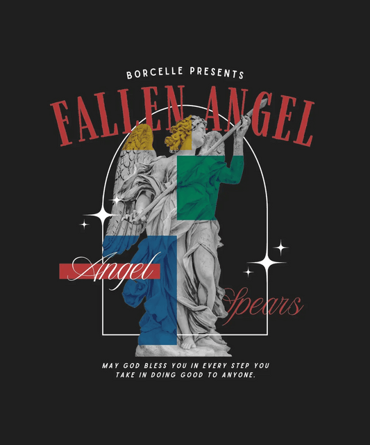 Fallen Angel Artwork - DTF Ready to Press - Heat Press Transfer