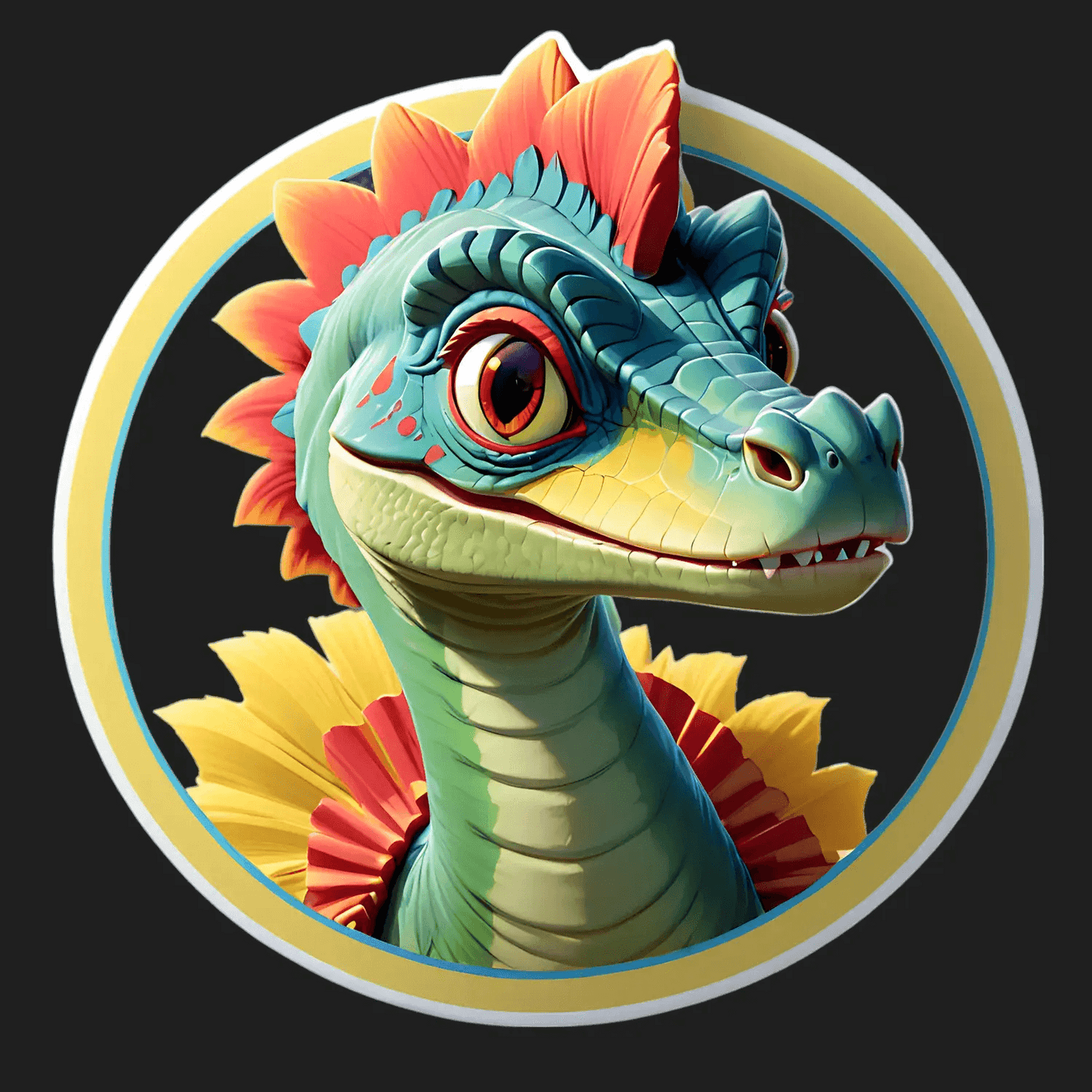 Fantasy Dragon - Vibrant Sticker - Heat Press Transfer