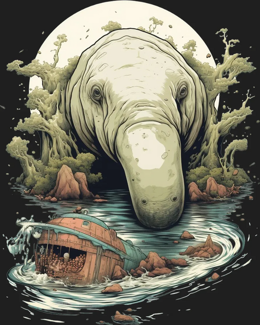 Fantasy Elephant Art - DTF Ready to Press - Heat Press Transfer