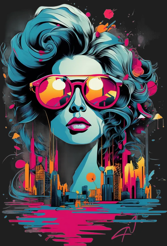 Fashion Cityscape DTF Ready to Press - Heat Press Transfer