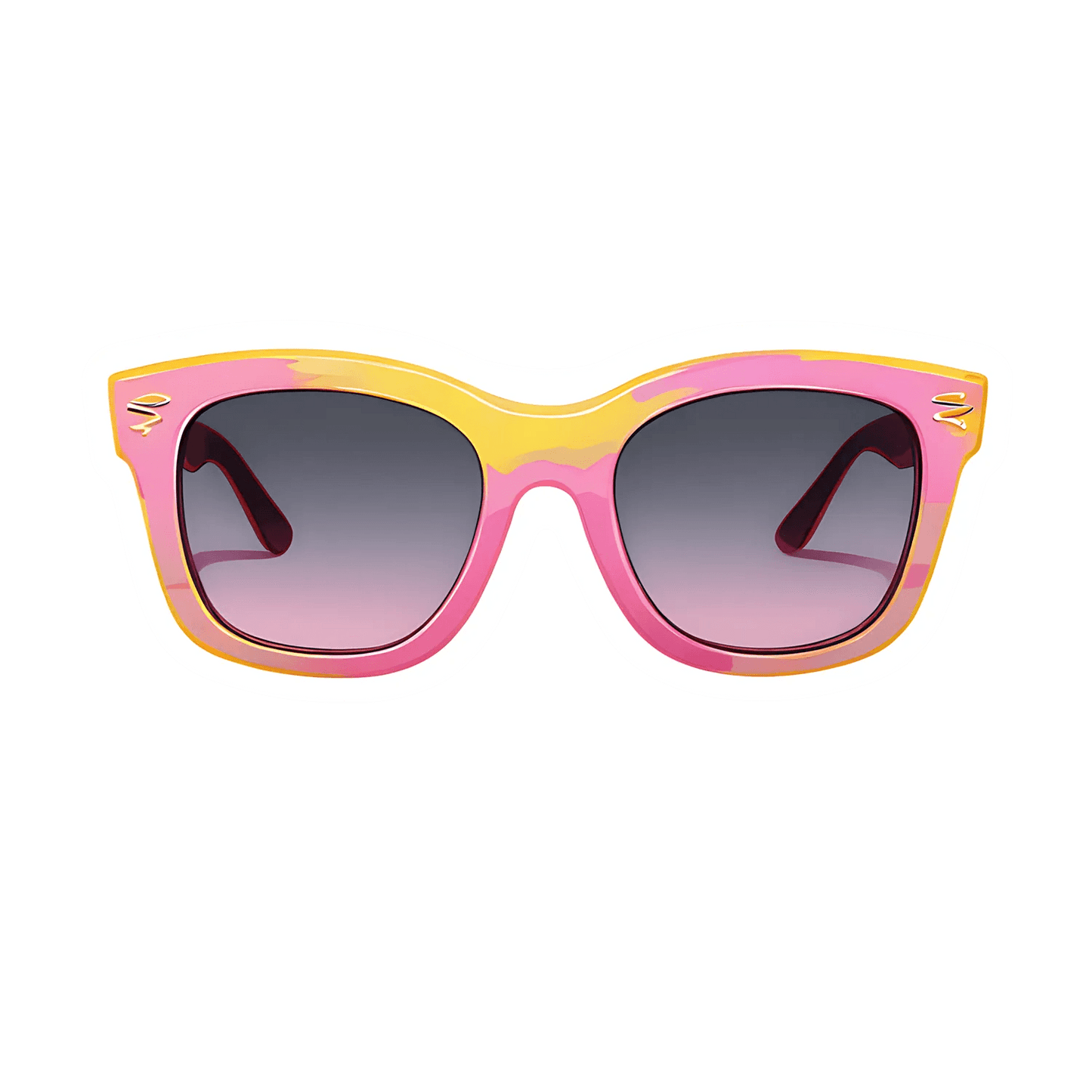 Fashion Sunglasses - Pink Sticker - Heat Press Transfer