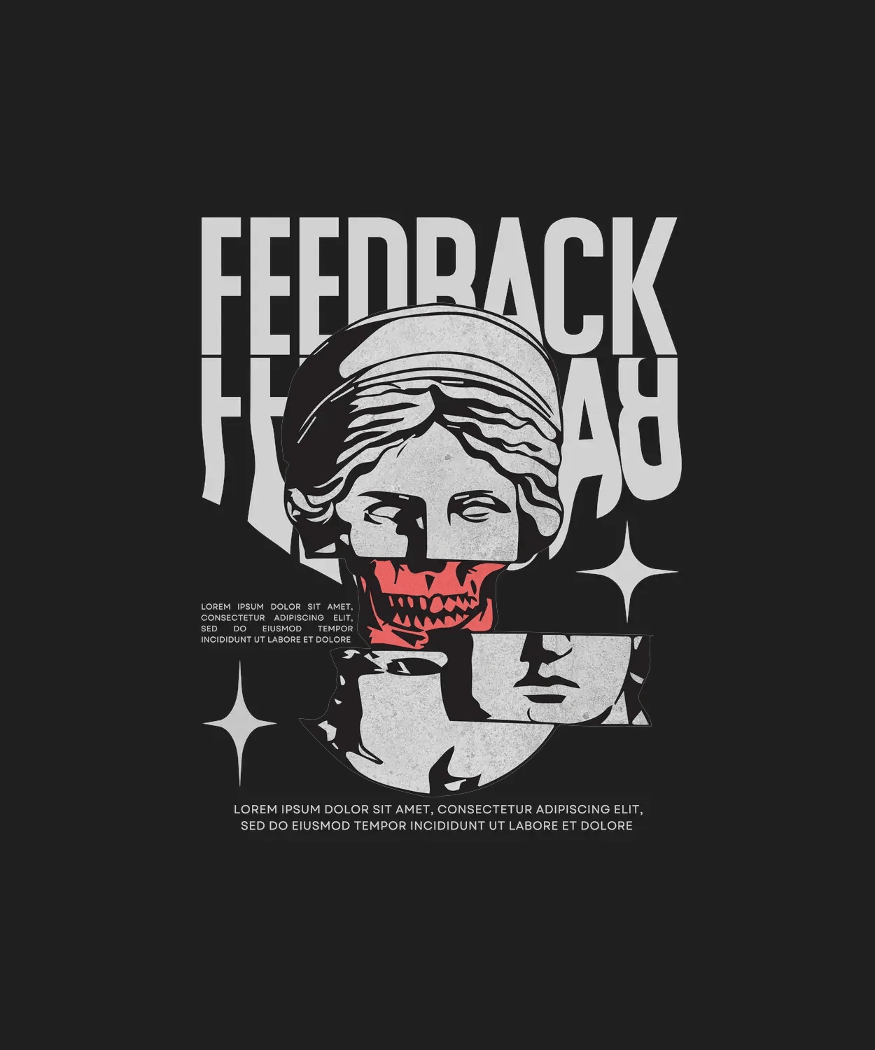 Feedback Rage - DTF Ready to Press (black_bg)