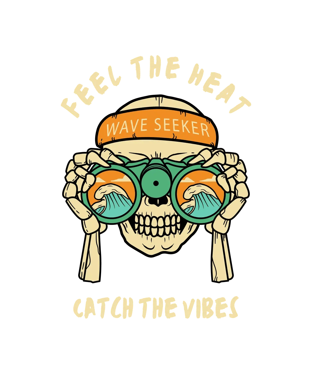 Feel the Heat Wave Seeker - DTF Ready to Press (original)