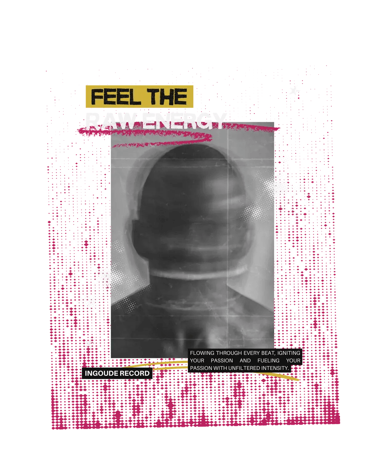 Feel the Raw Energy - DTF Ready to Press (original)