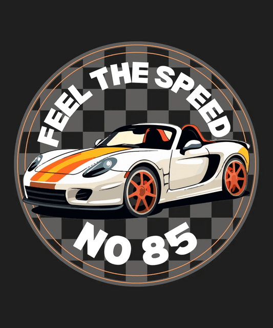 Feel the Speed No 85 - DTF Ready to Press - Heat Press Transfer