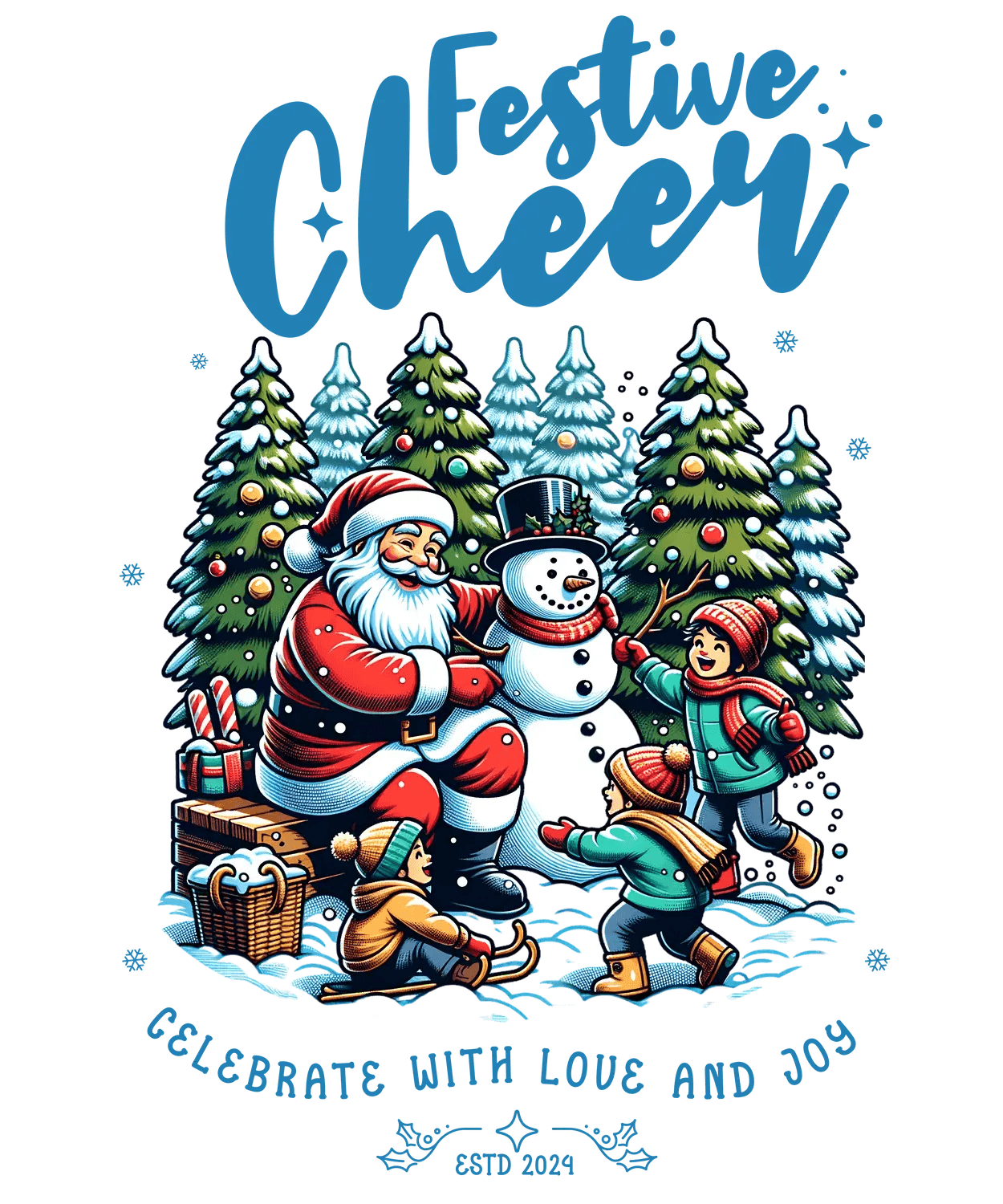 Festive Cheer - DTF Ready to Press (original)