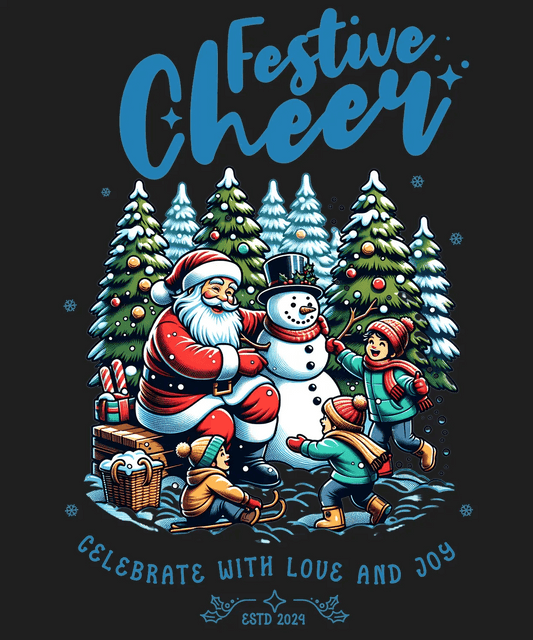 Festive Cheer - DTF Ready to Press - Heat Press Transfer