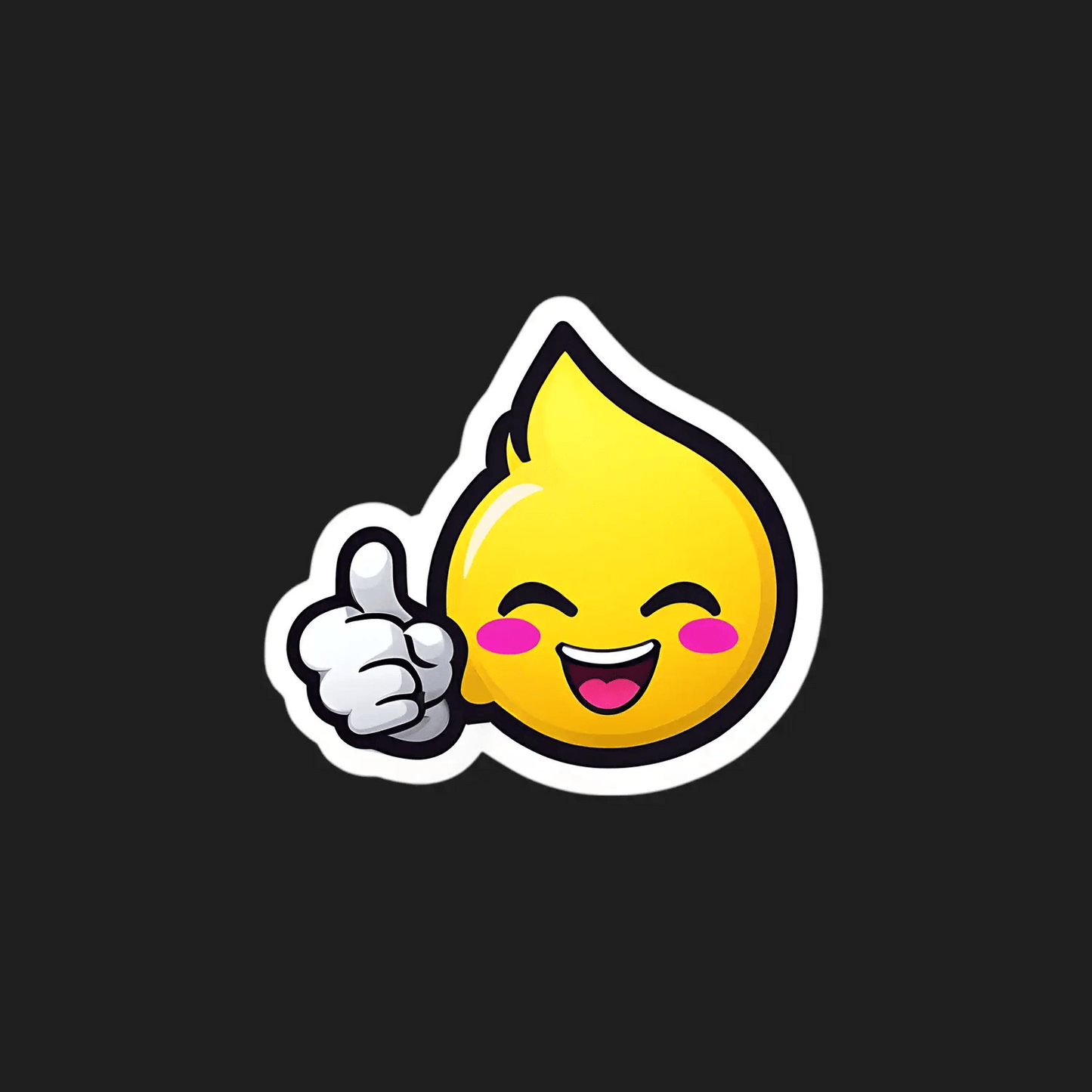 Flame Emoji Sticker - UV Durable - Heat Press Transfer