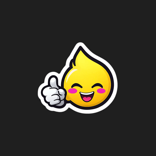 Flame Emoji Sticker - UV Durable - Heat Press Transfer