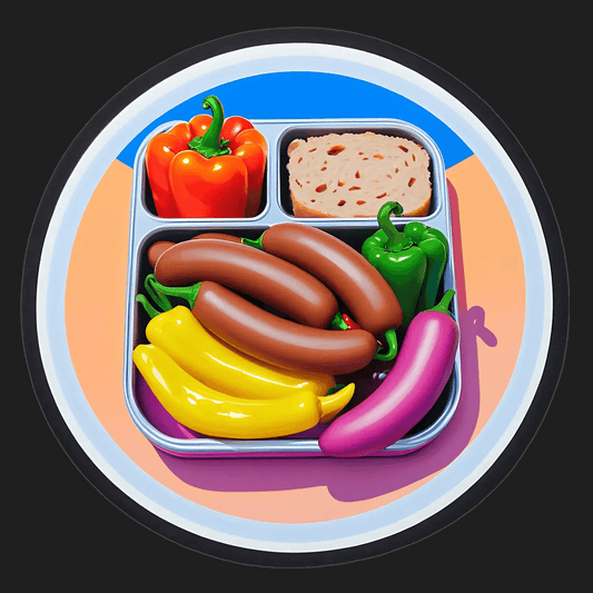 Food Tray Delight - UV Sticker - Heat Press Transfer
