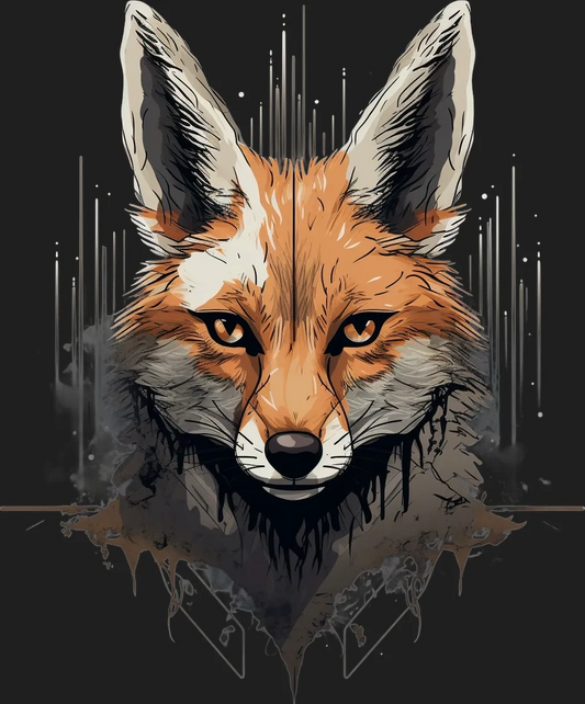 Fox Artwork - DTF Ready to Press - Heat Press Transfer