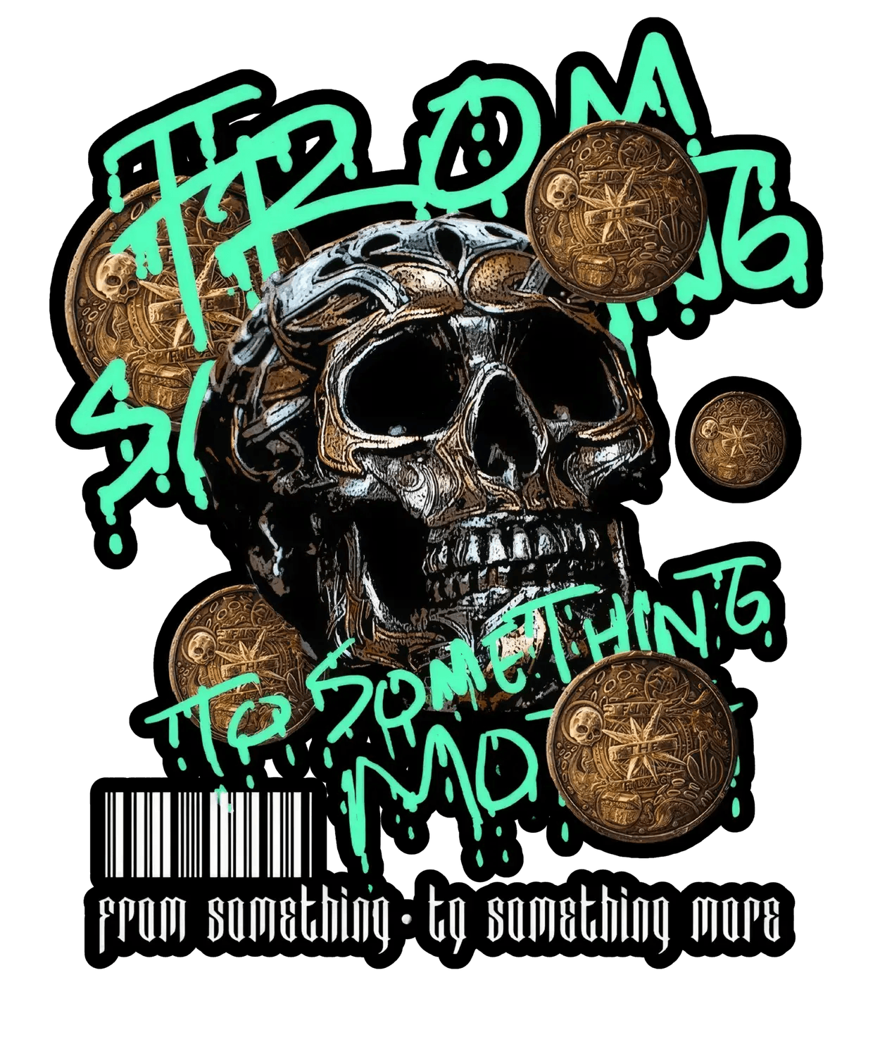 Freedom Skull - DTF Ready to Press (original)