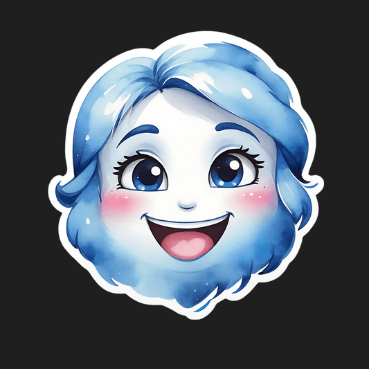 Frozen Smile - Sticker - Heat Press Transfer