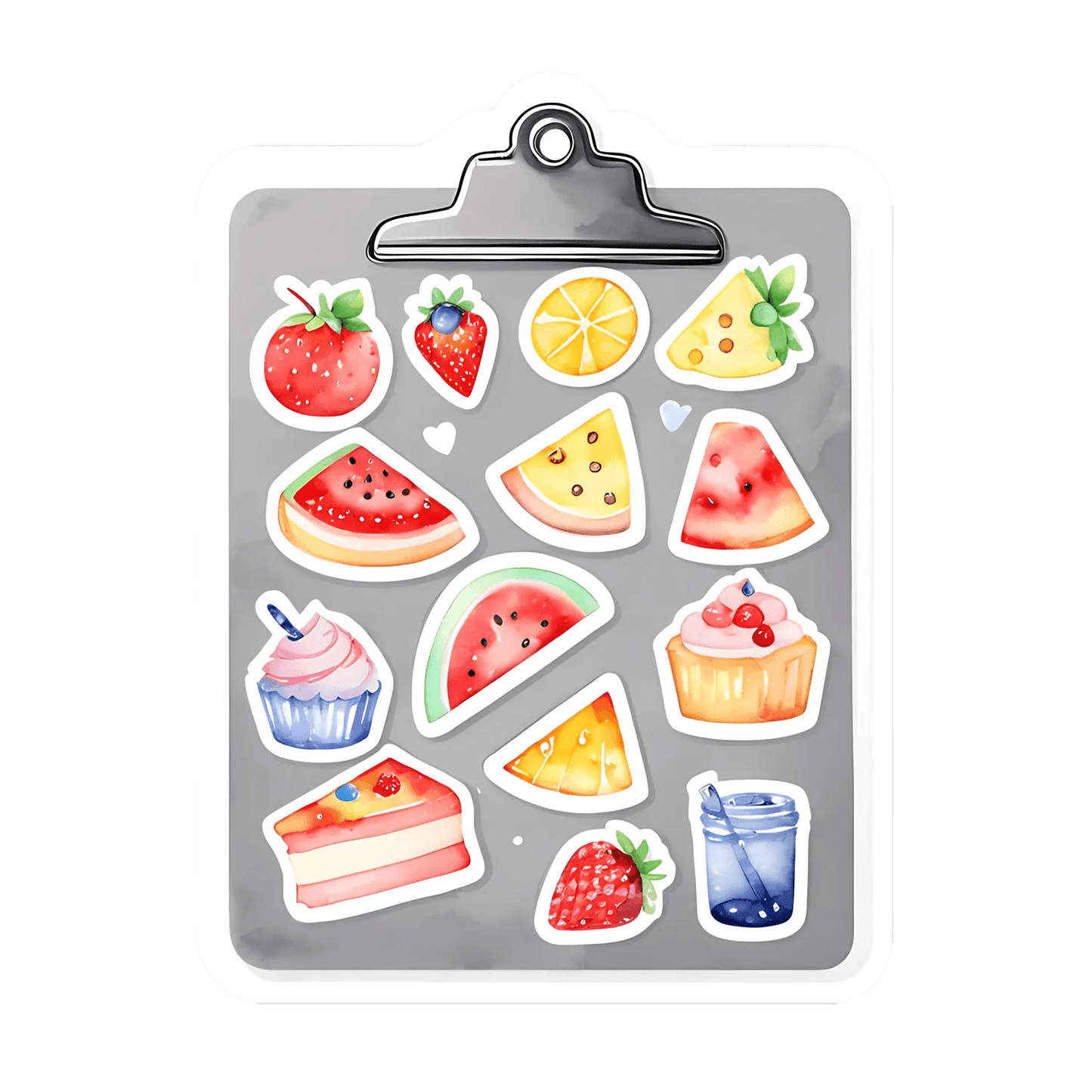 Fruit Dessert Sticker Set - Heat Press Transfer