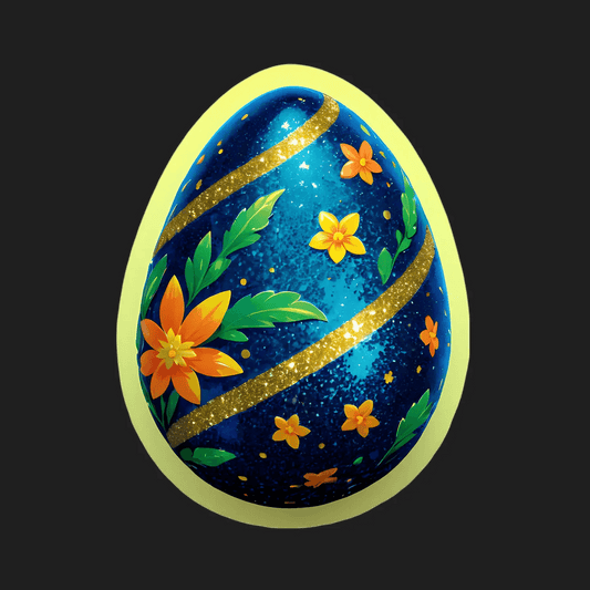 Galactic Easter Egg - Sticker - Heat Press Transfer