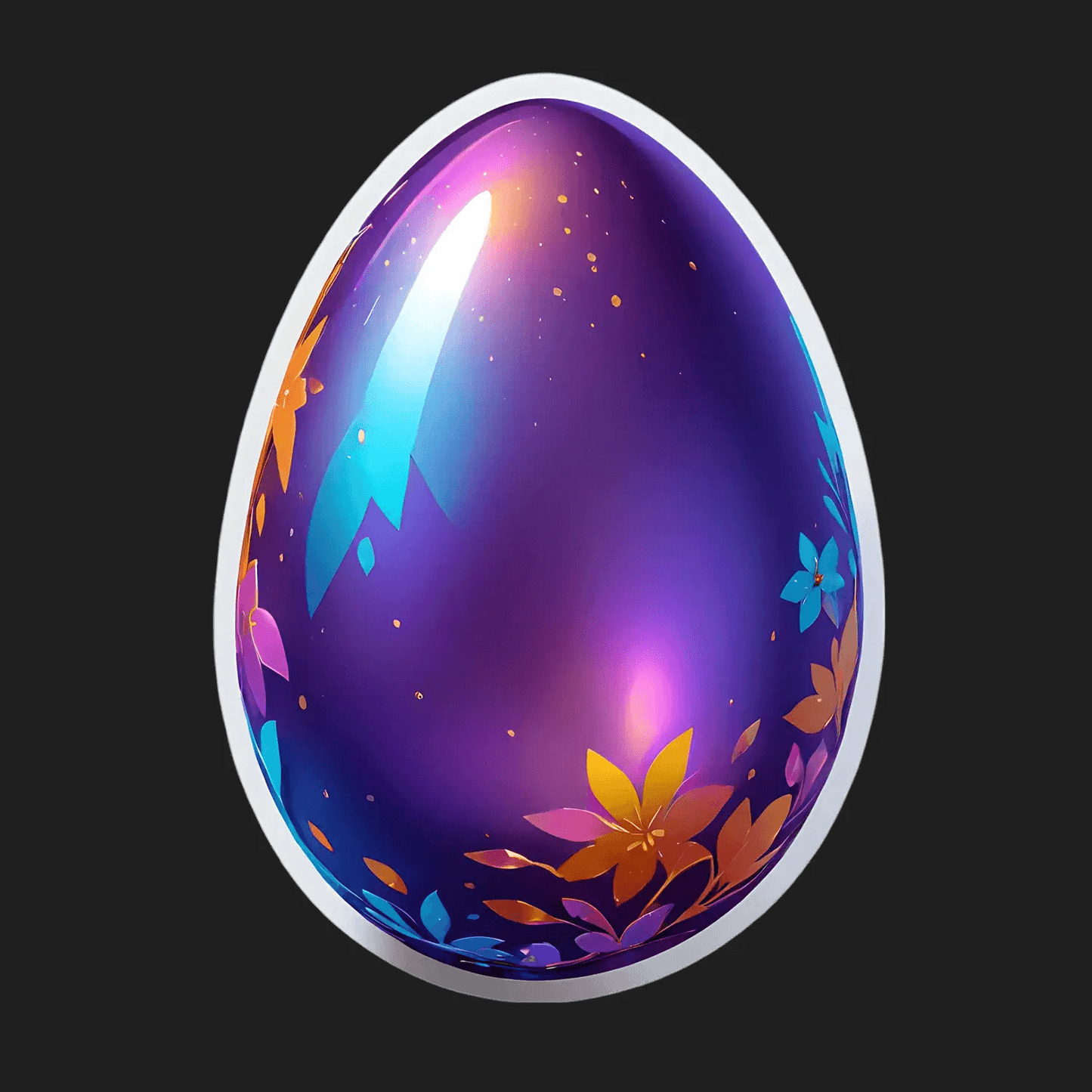 Galactic Glow - UV Sticker - Heat Press Transfer