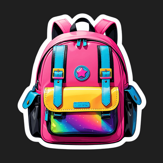 Galaxy Backpack - Sticker - Heat Press Transfer