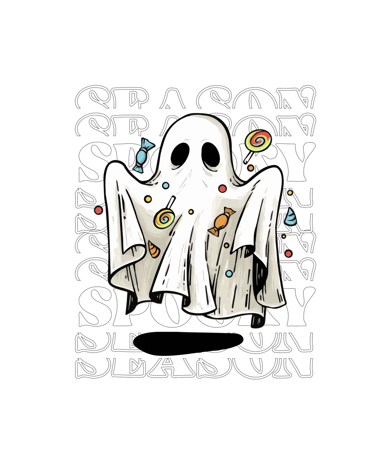 Ghost Candies - DTF Ready to Press (original)