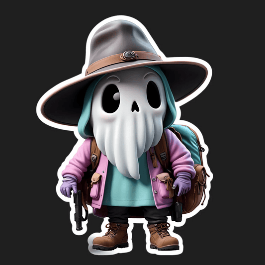Ghost Explorer - Sticker - Heat Press Transfer