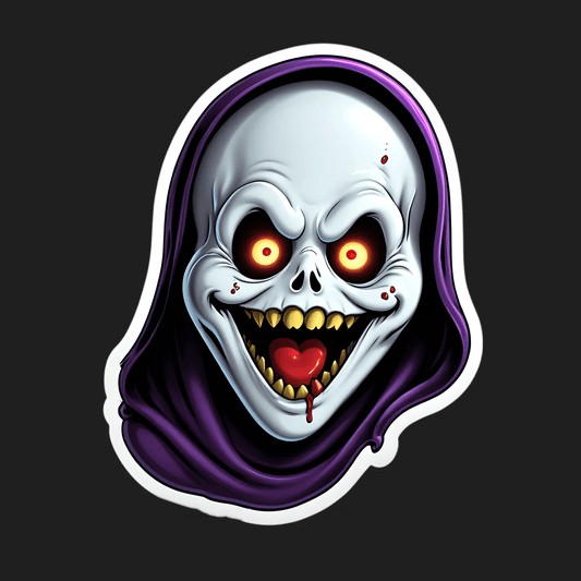 Glowing Skull Graphic - Sticker - Heat Press Transfer