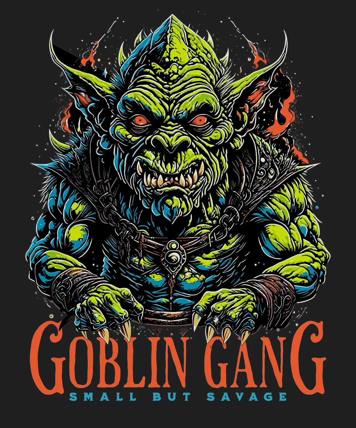 Goblin Gang Small but Savage - DTF Ready to Press - Heat Press Transfer