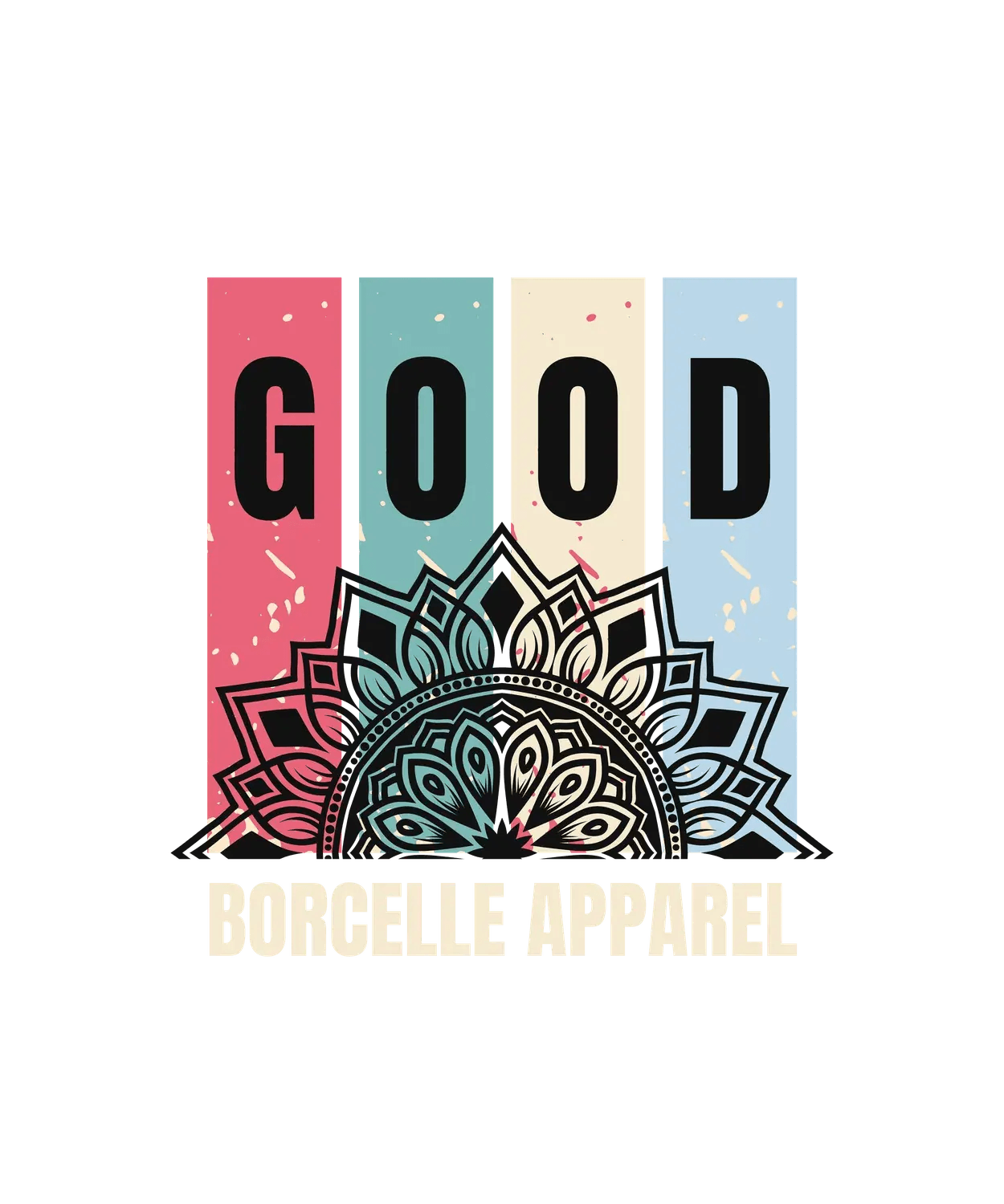 Good Vibes Mandala - DTF Ready to Press - Heat Press Transfer