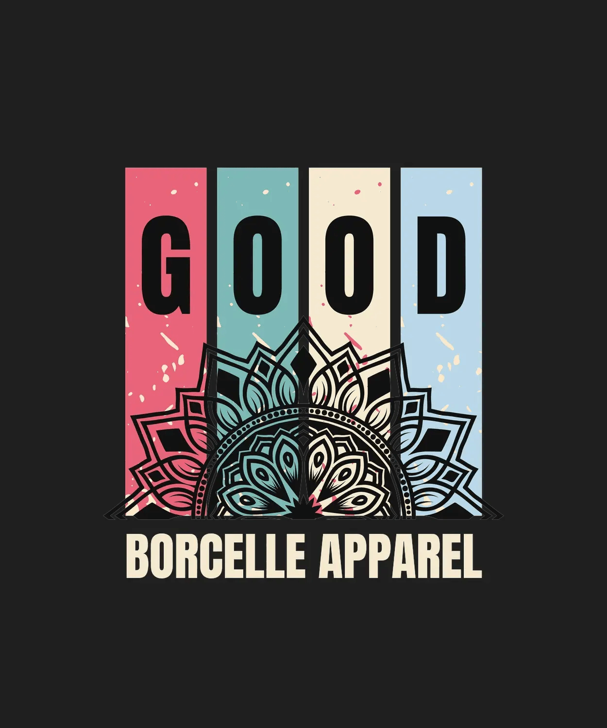 Good Vibes Mandala - DTF Ready to Press - Heat Press Transfer