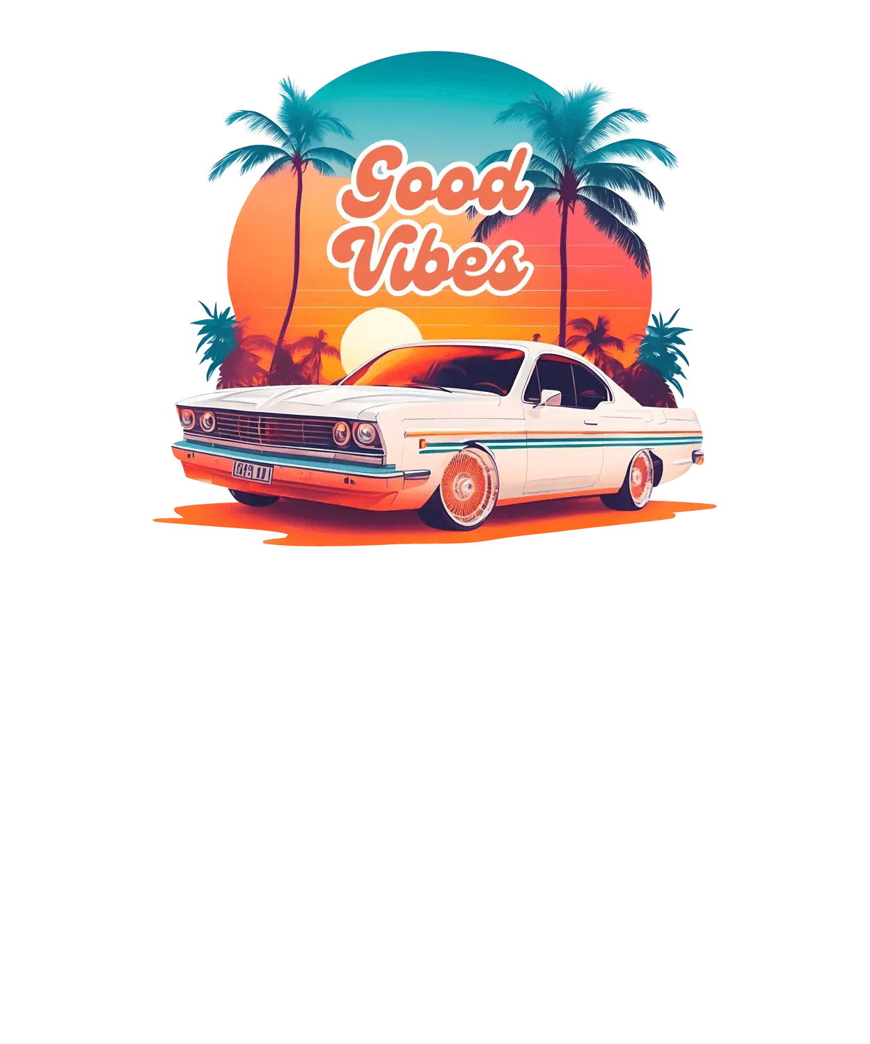 Good Vibes Sunset - DTF Ready to Press (original)