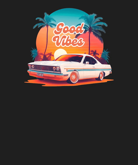 Good Vibes Sunset - DTF Ready to Press - Heat Press Transfer