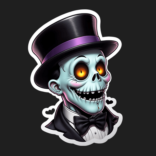 Gothic Skeleton - Sticker - Heat Press Transfer