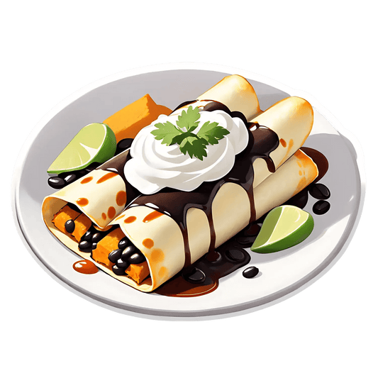 Gourmet Food Sticker - UV DTF - Heat Press Transfer