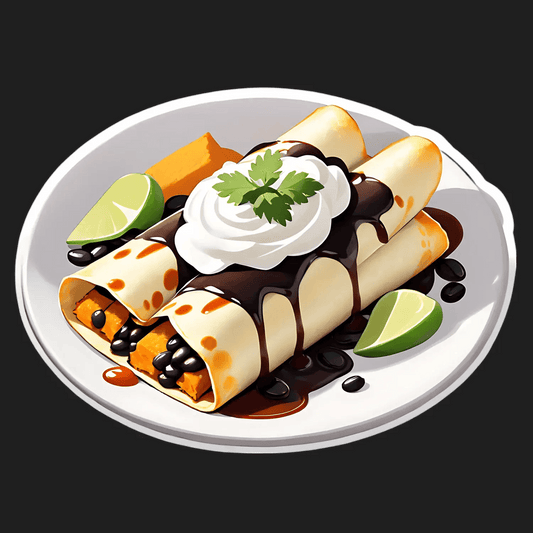 Gourmet Food Sticker - UV DTF - Heat Press Transfer