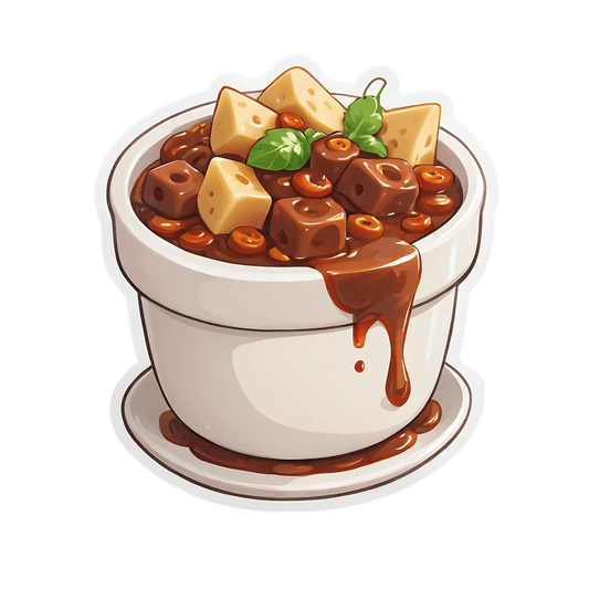 Gourmet Tofu Stew - Sticker - Heat Press Transfer