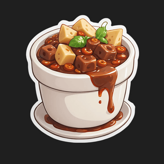 Gourmet Tofu Stew - Sticker - Heat Press Transfer