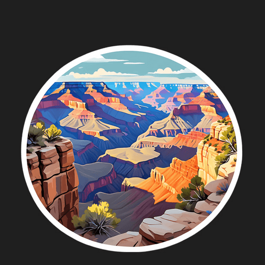 Grand Canyon View - Sticker - Heat Press Transfer