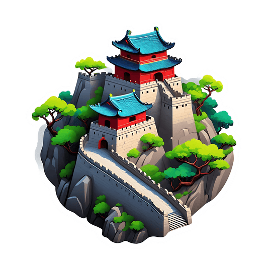 Great Wall Icon - Sticker - Heat Press Transfer