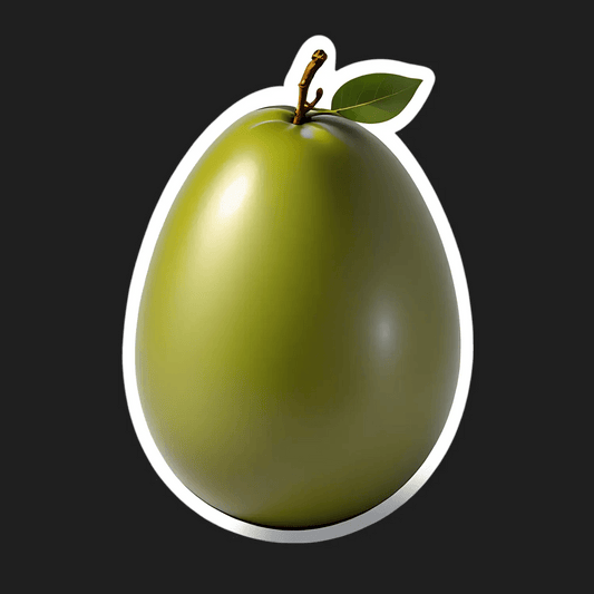 Green Apple Gloss - UV DTF Sticker - Heat Press Transfer