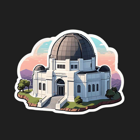 Griffith Observatory - UV DTF Sticker - Heat Press Transfer