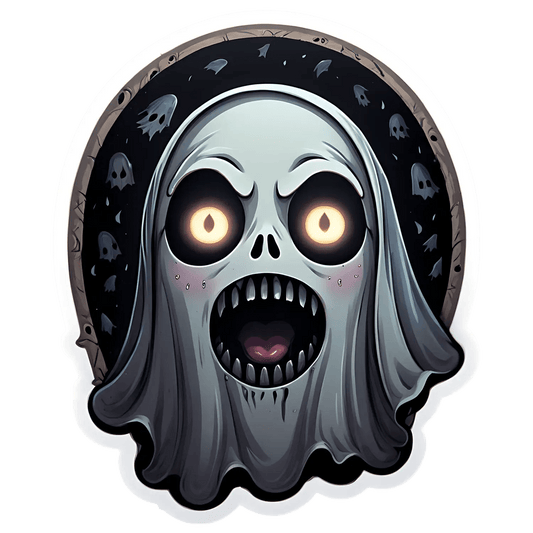 Grim Reaper Glow - UV Sticker - Heat Press Transfer