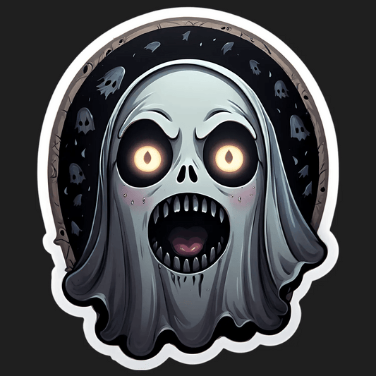 Grim Reaper Glow - UV Sticker - Heat Press Transfer
