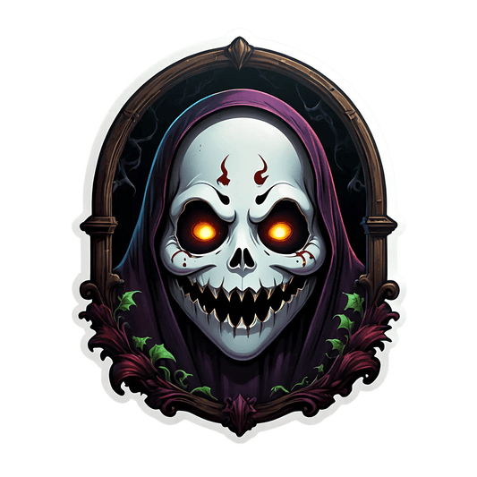 Grim Reaper Skull - Sticker - Heat Press Transfer