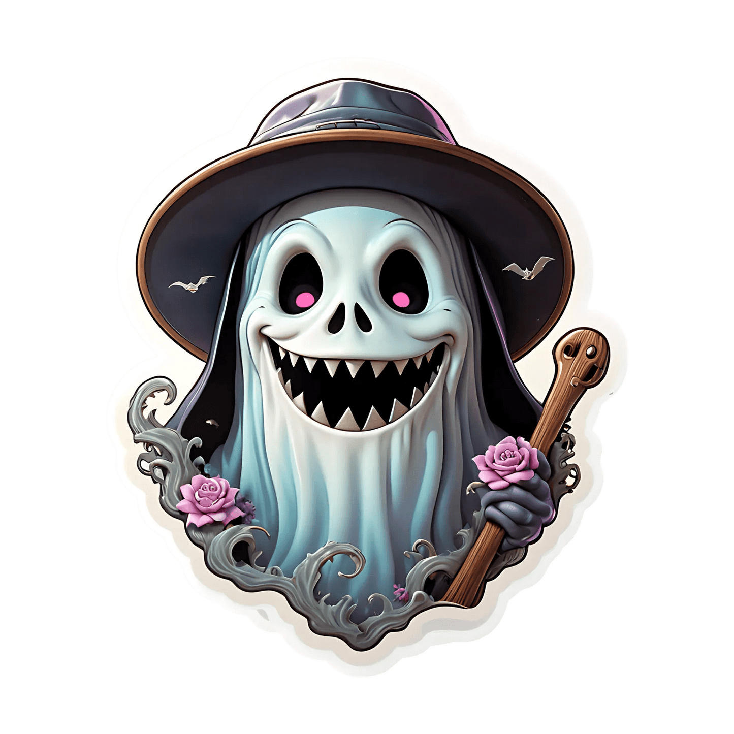 Grim Reaper Fantasy - Sticker - Heat Press Transfer